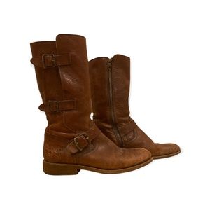 Frye Triple Buckle mid calf boot - Size 9